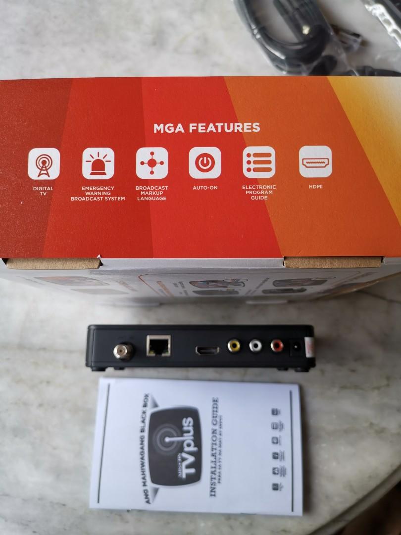 ABS CBN TV Plus with HDMI (Black Box) Digibox, Electronics, Others on  Carousell