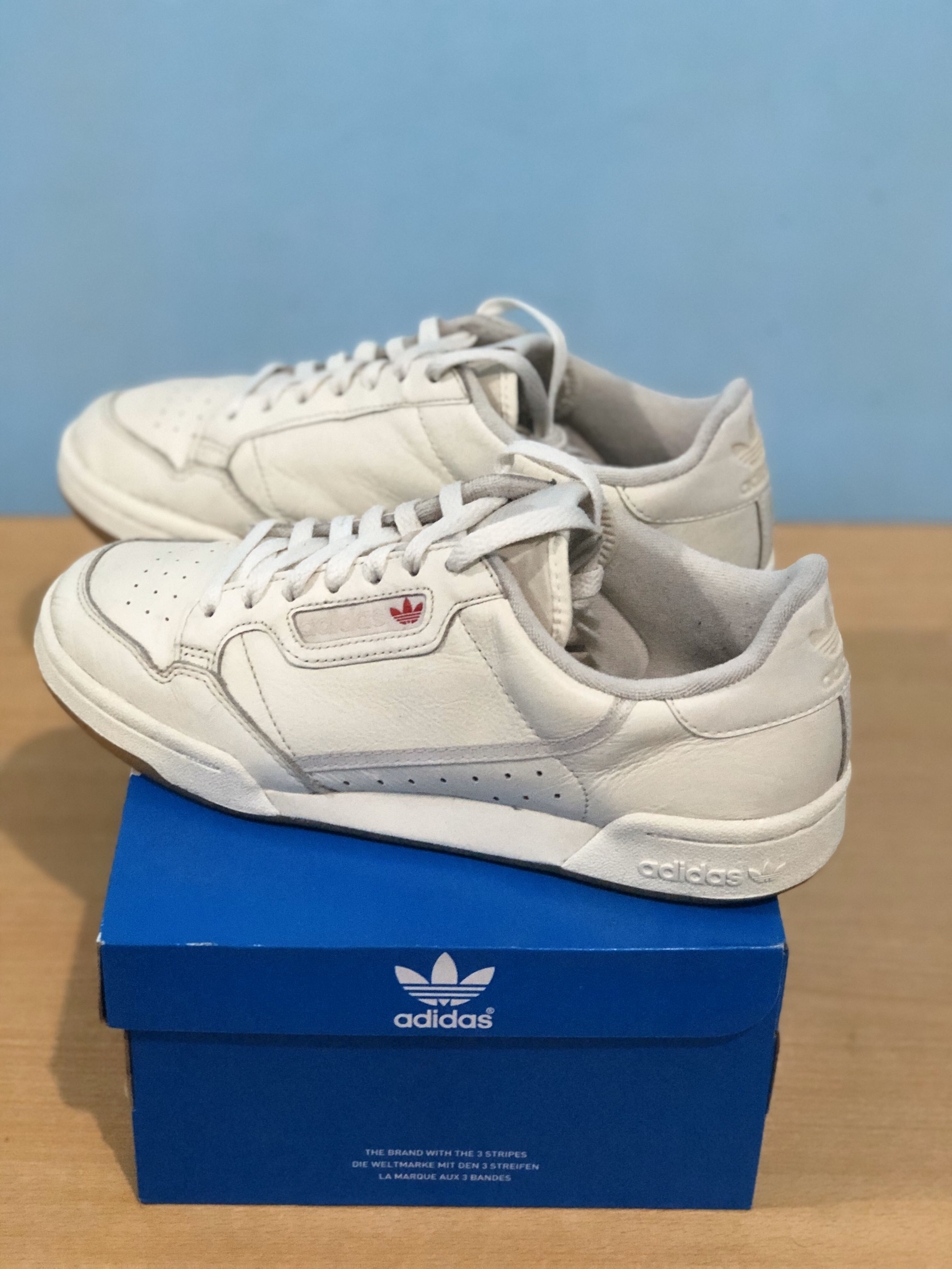 Adidas Continental Off White / Raw White / Men's Fashion, Footwear, Sneakers on Carousell