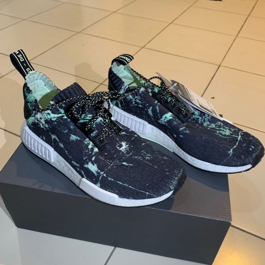 adidas nmd marble aero green