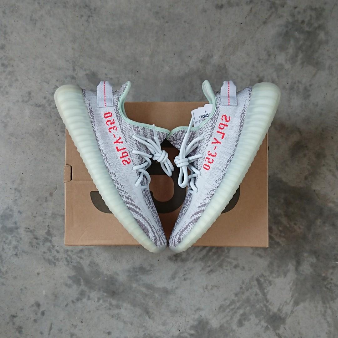 blue tint yeezy size 5