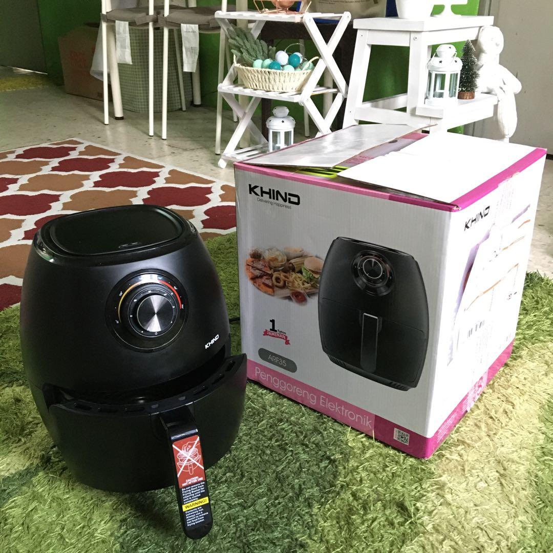 Air Fryer 3.5liter KHIND TV Home Appliances Kitchen Appliances Fryers on Carousell