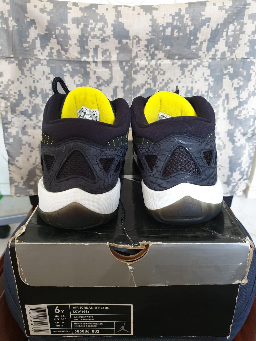 AIR JORDAN 11 IE LOW 'TAXI' Size US 6 