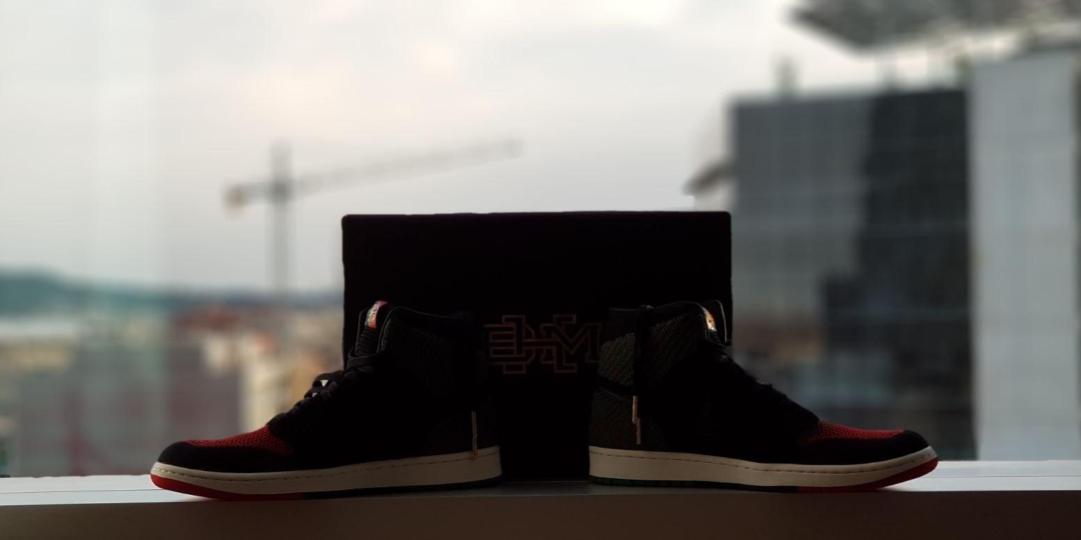 Air Jordan 1 Flyknit BHM, Men's Fashion, Footwear, Sneakers on Carousell