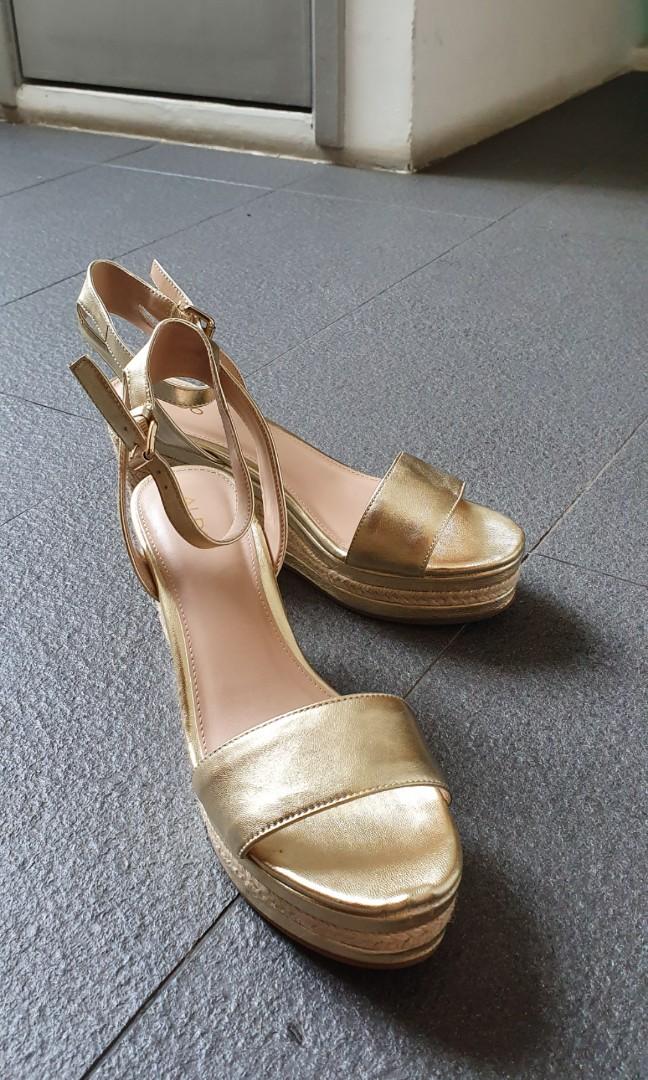 Aldo Gold color wedge for sale
