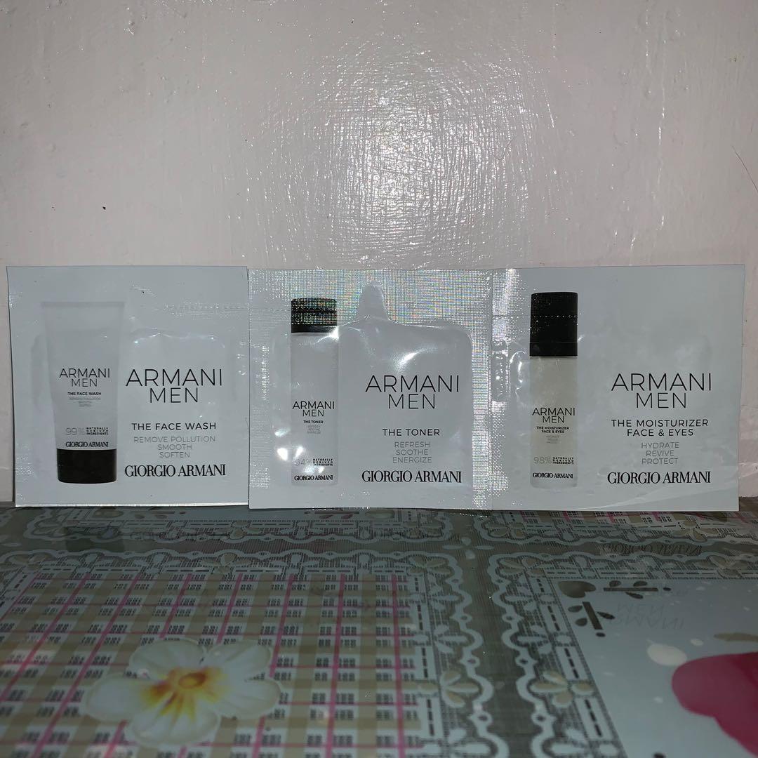 armani men the face wash