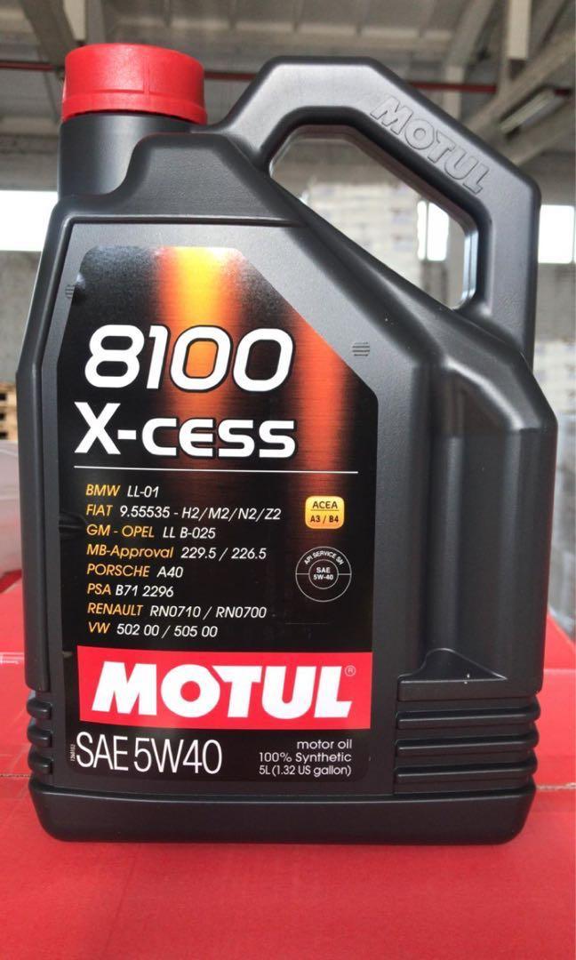 Sold Out Best Deal Motul 8100 X Cess 100 Synthetic 5l 2019 Stocks Car Accessories Accessories On Carousell