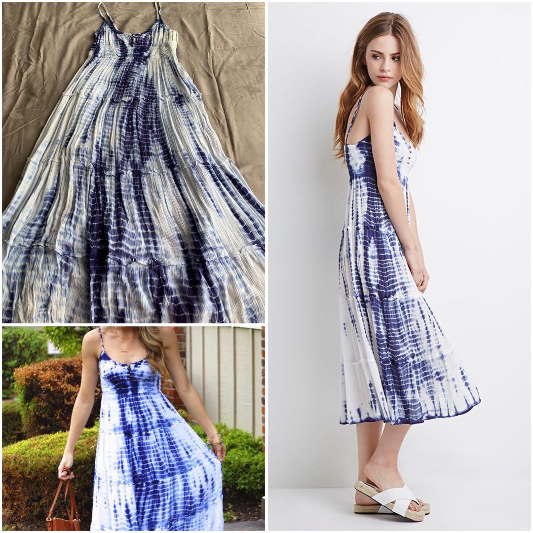 Forever 21 tie dye dress hot sale