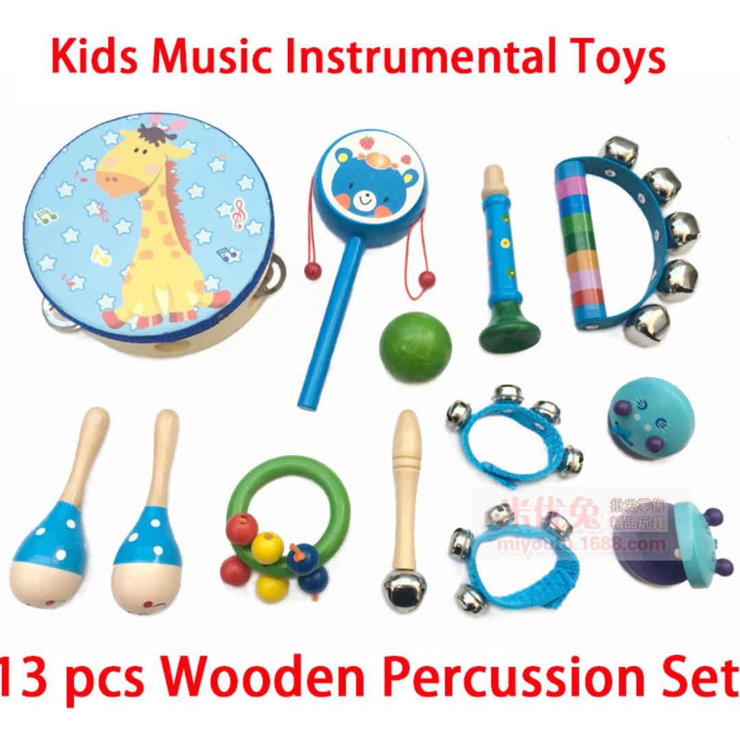 baby wooden instrument set