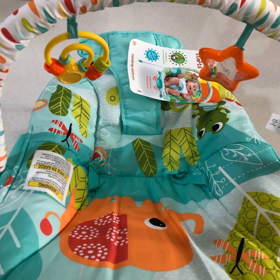 Bright starts bouncer raindrop rainforest 2025