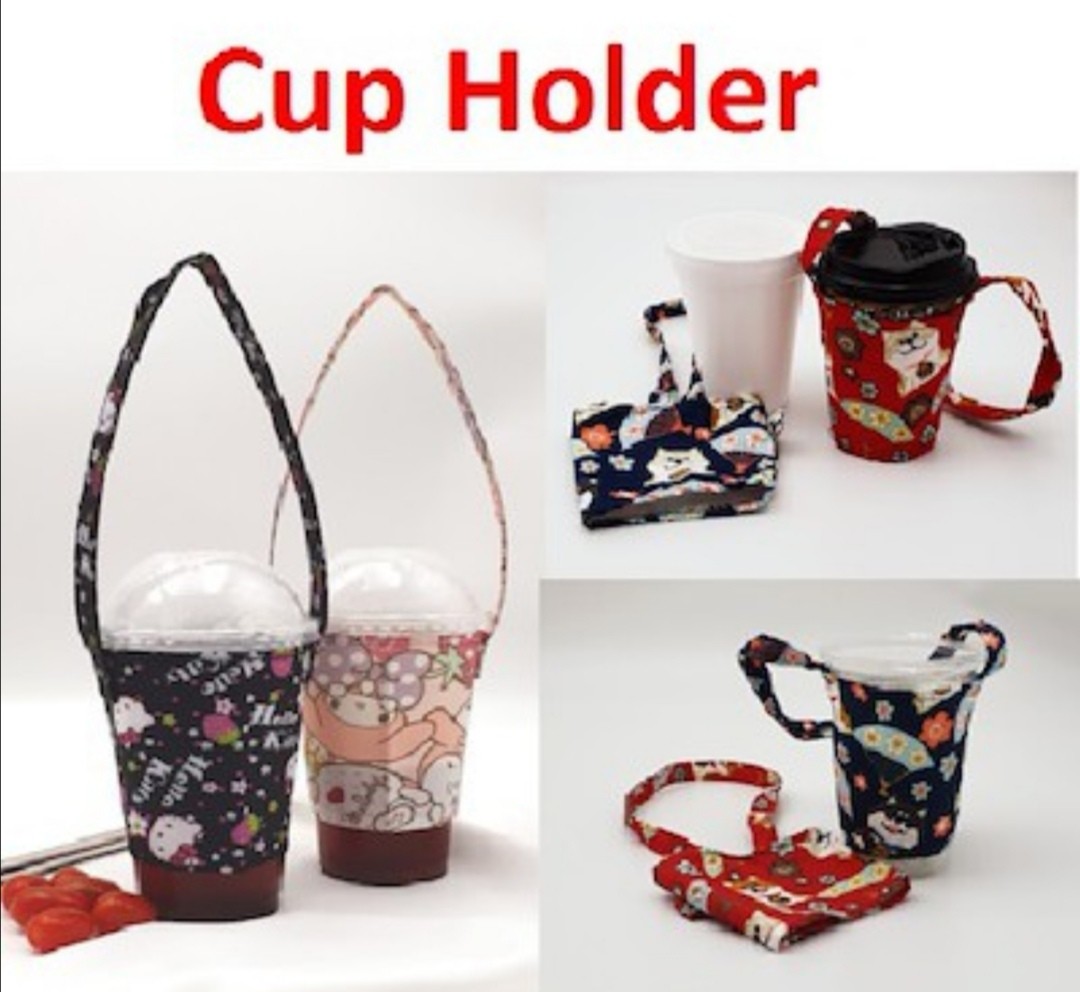 Bubble Tea Cup Holder / Cup Carrier Bag / Coffee Cup Holder/Reusable