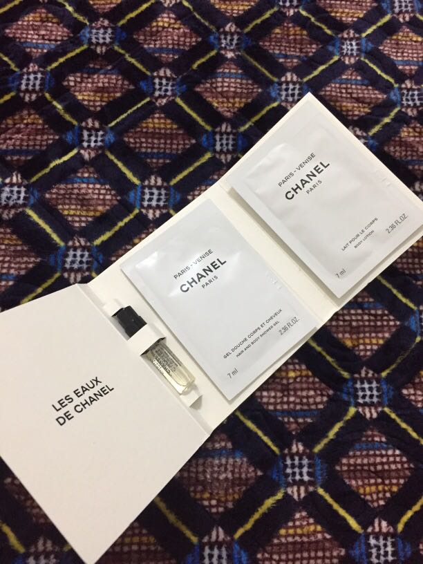 Chanel Perfume, lotion and shower gel sample (Venice), Beauty