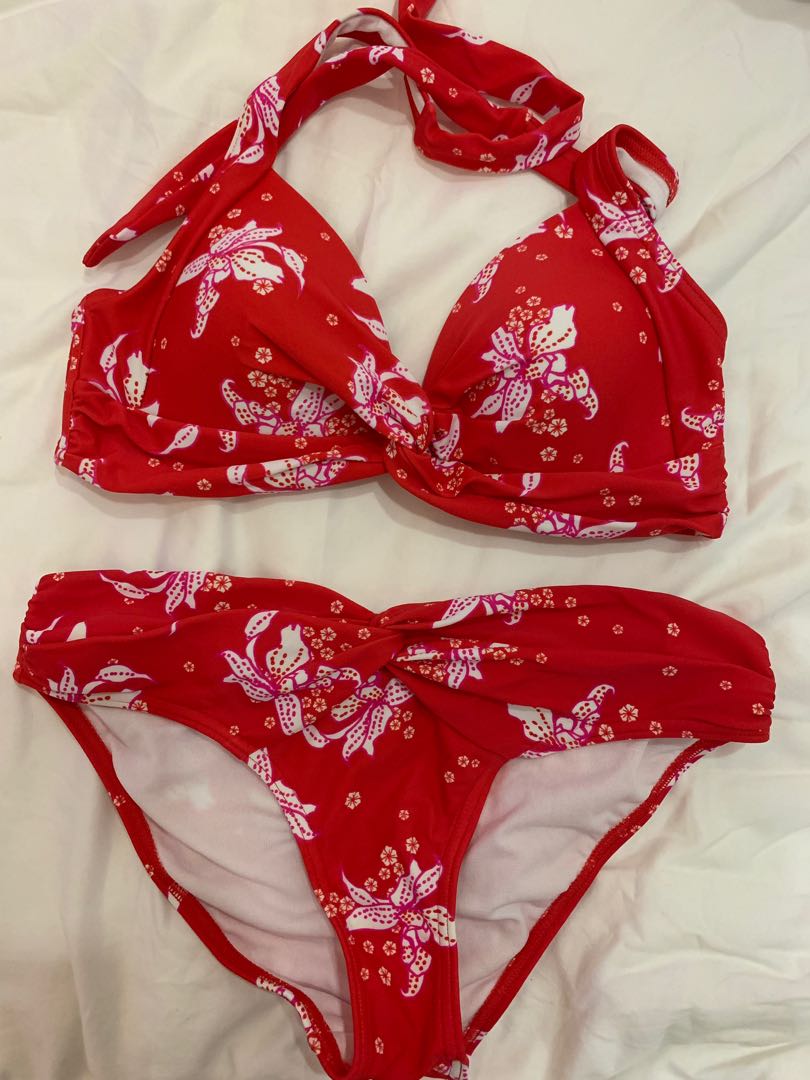 Debenhams red bikini, Women's Fashion, Swimwear, Bikinis & Swimsuits on