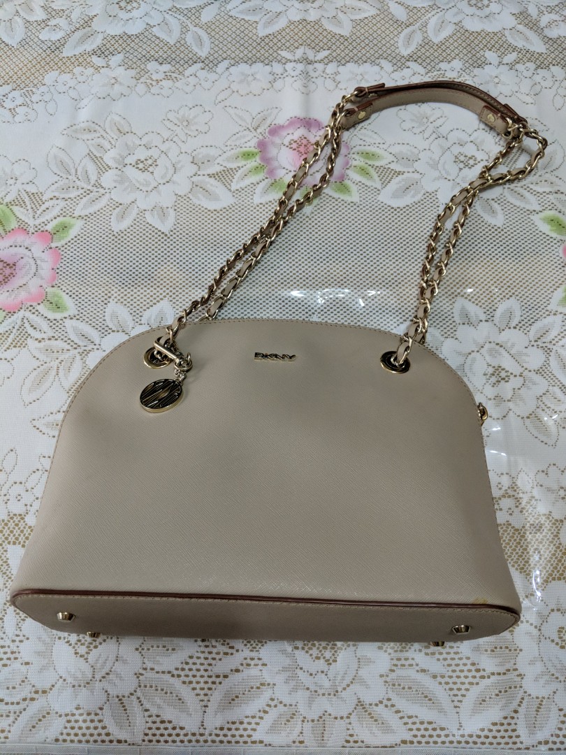 DKNY Handbag Sand Women s Fashion Bags Wallets Tote Bags on Carousell