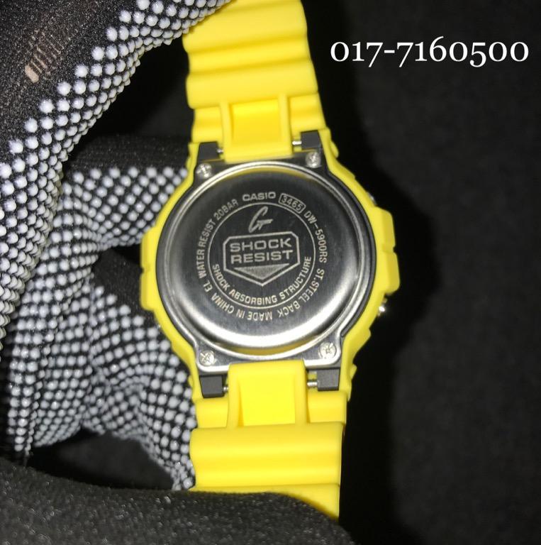 Dw5900 Tapak Kucing Kuning Japan Set Men S Fashion Watches On Carousell