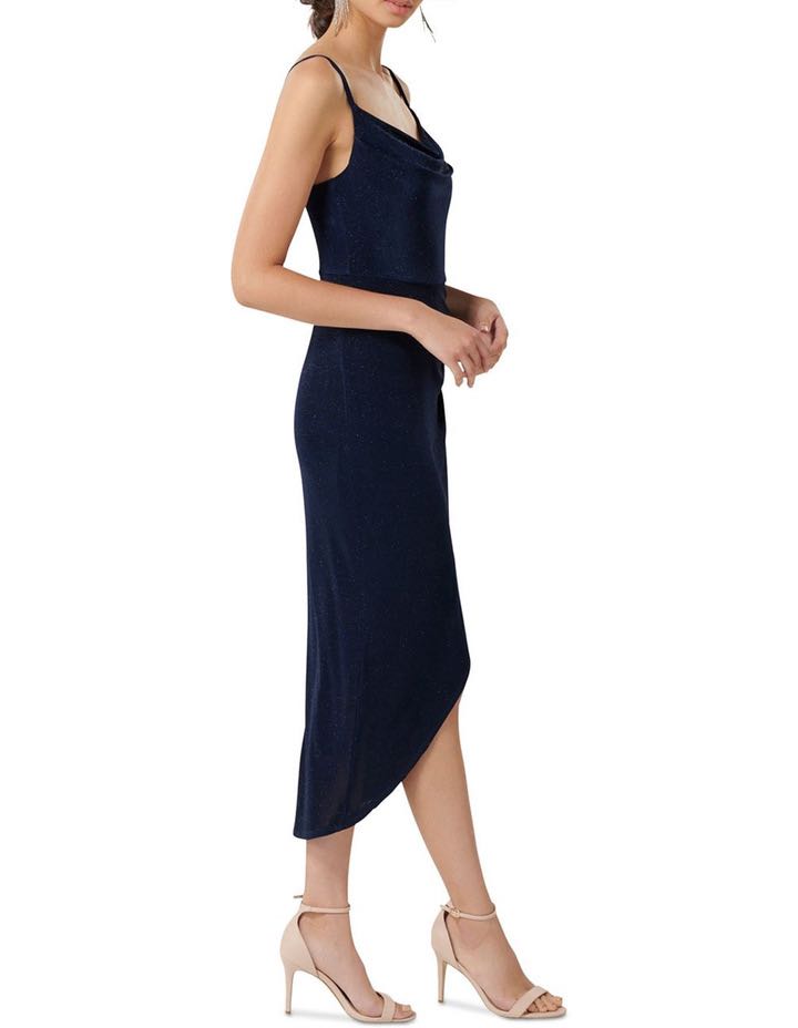 Jolene glitter deals cowl neck dress
