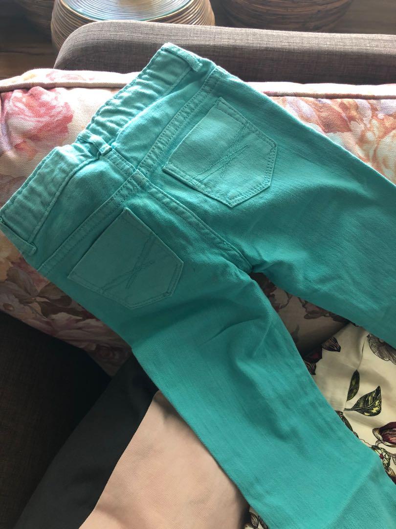 Gap (Category: Babies & Kids Fashion) located in Singapore. Submitted by pinkp (Listing ID 257725468, Image 3). Description: 👶🏻 BabyGap Gap 1969 skinny fit 👶🏻 stretchy material 🧒 tiffany blue color 🧒 price with normal delivery within Sg It’s hip, it’s pretty! Your adorable One will certainly look great on this. Paired with your favorite top! .