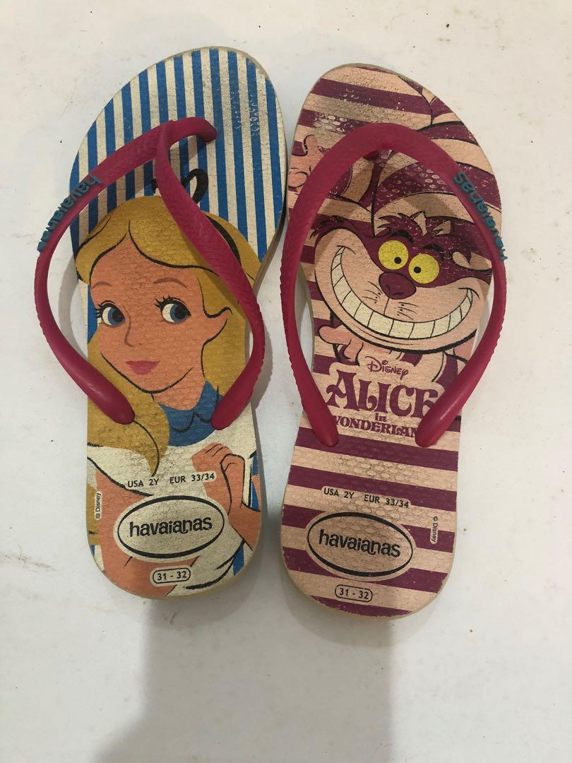 havaianas alice in wonderland