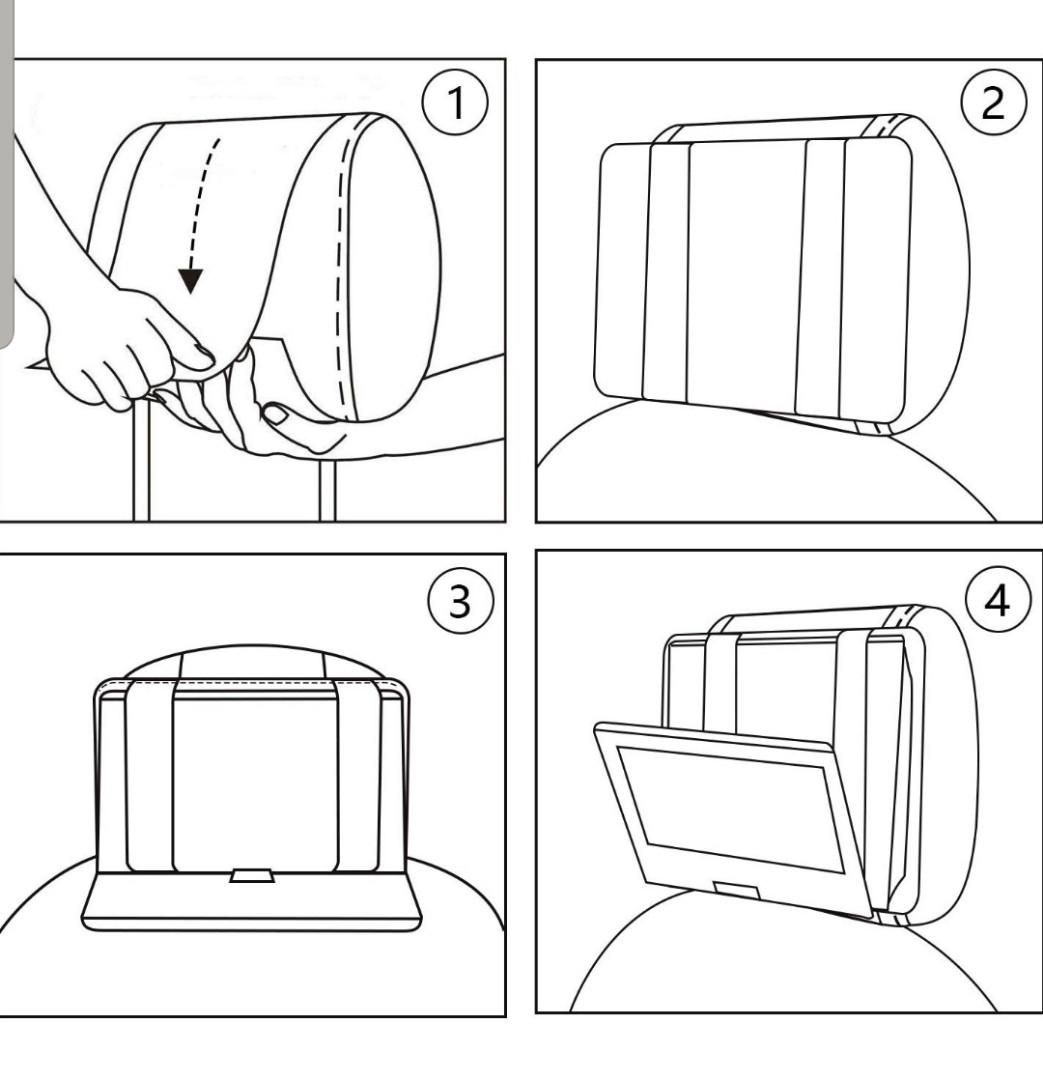 Hiking Universal Car Headrest Mount, Car Accessories, Accessories on