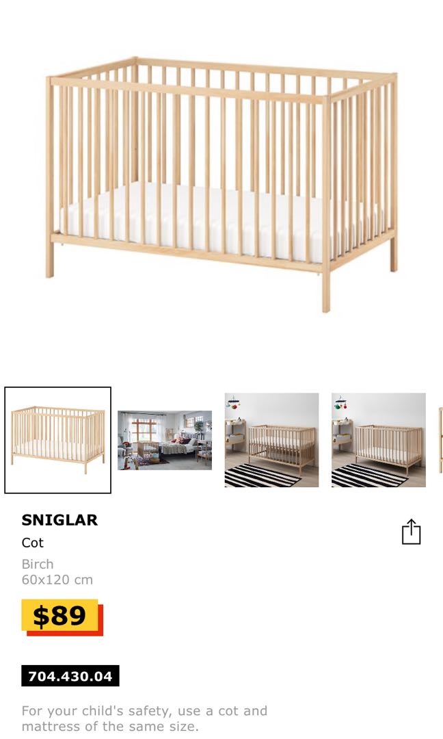 ikea cot mattress