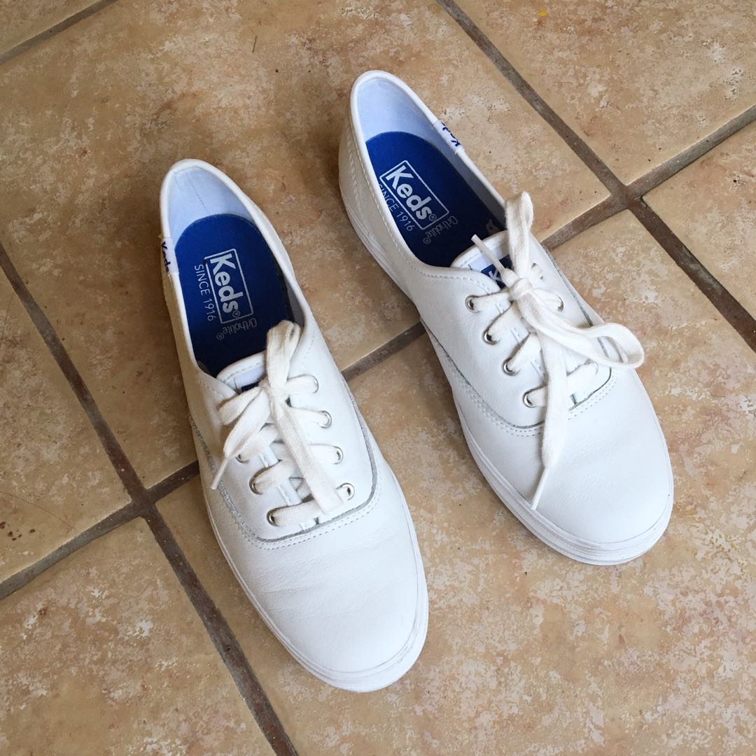 keds triple decker white leather
