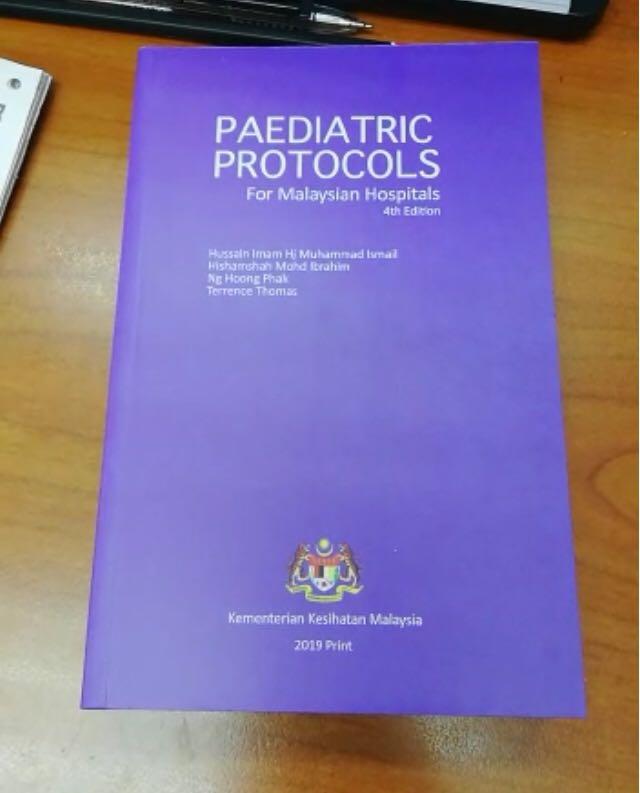 Malaysian Pediatric Protocol New Stock Books Stationery Books On Carousell