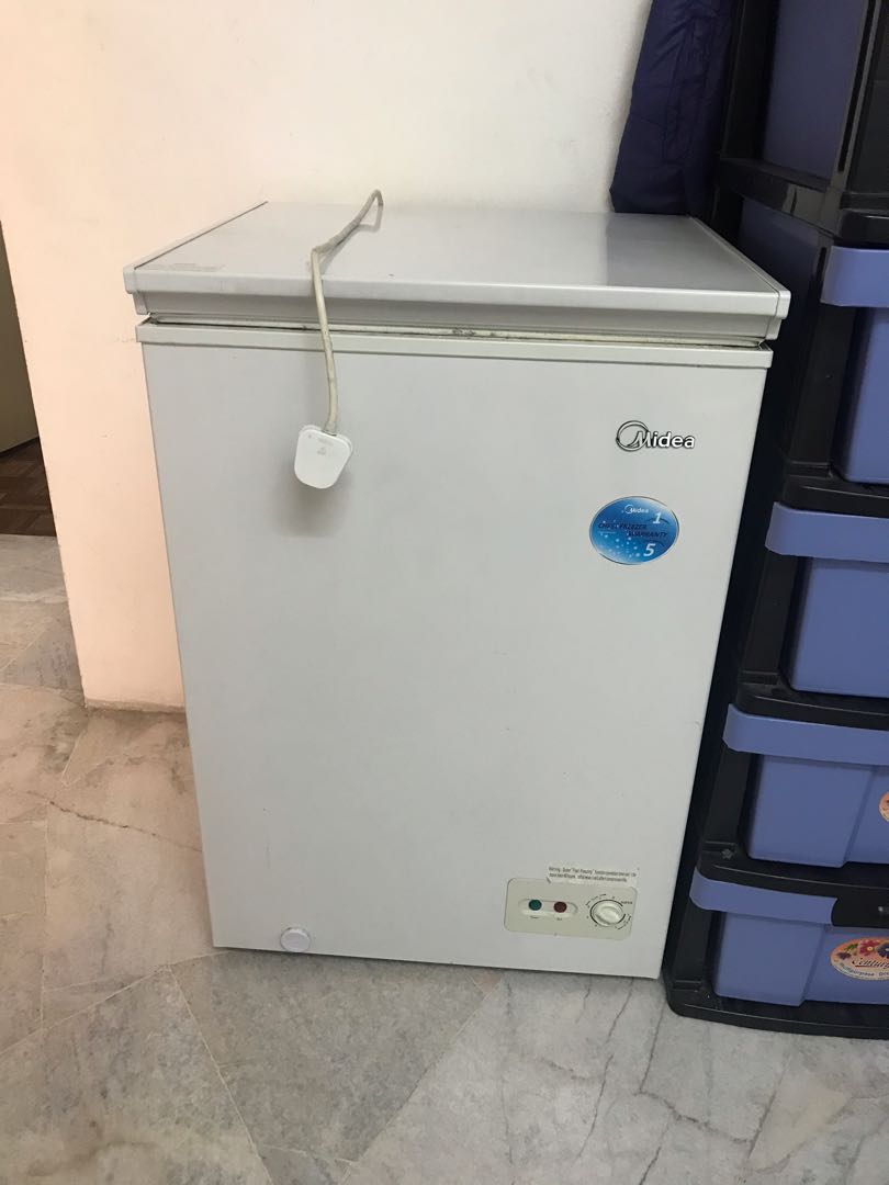 Midea Chest Freezer 99 Liter, TV & Home Appliances, Kitchen Appliances