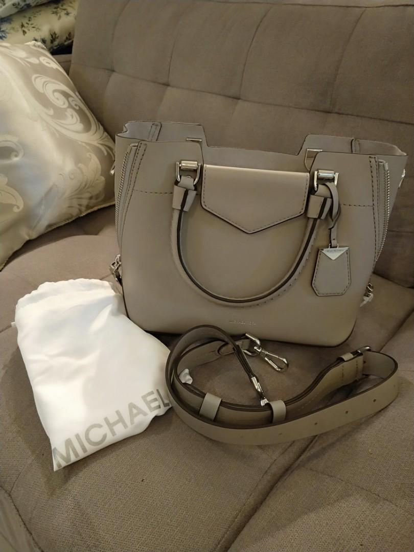 mk blakely leather satchel