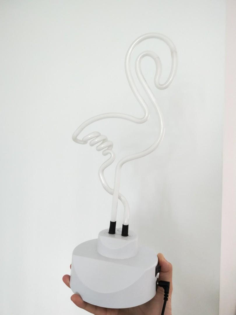 Neon Pink Flamingo light, Babies & Kids, Baby Nursery & Kids Furniture