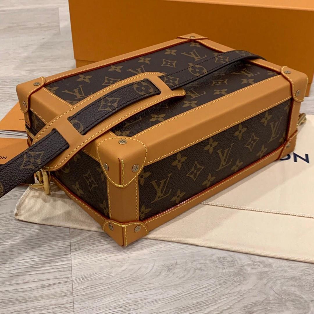 Louis Vuitton Black Monogram Prism Legacy Soft Trunk Bag Louis