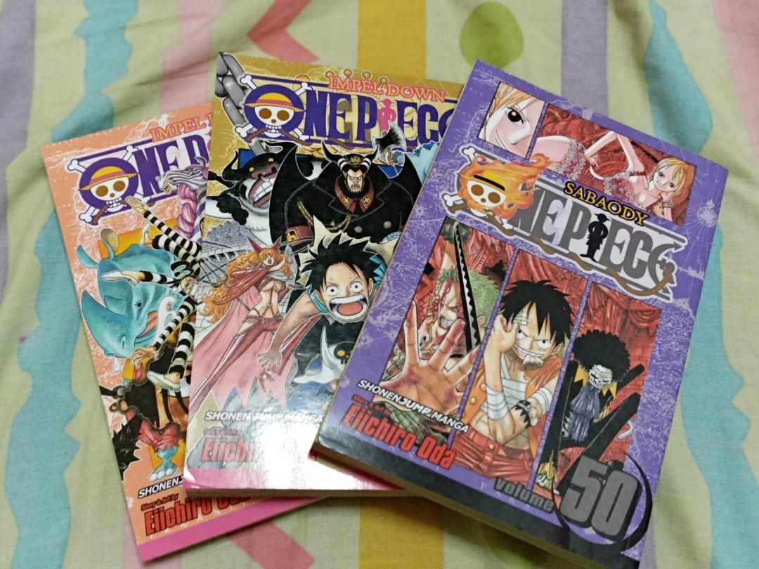 One Piece Manga Volume 50 54 55 Books Comics Manga On Carousell