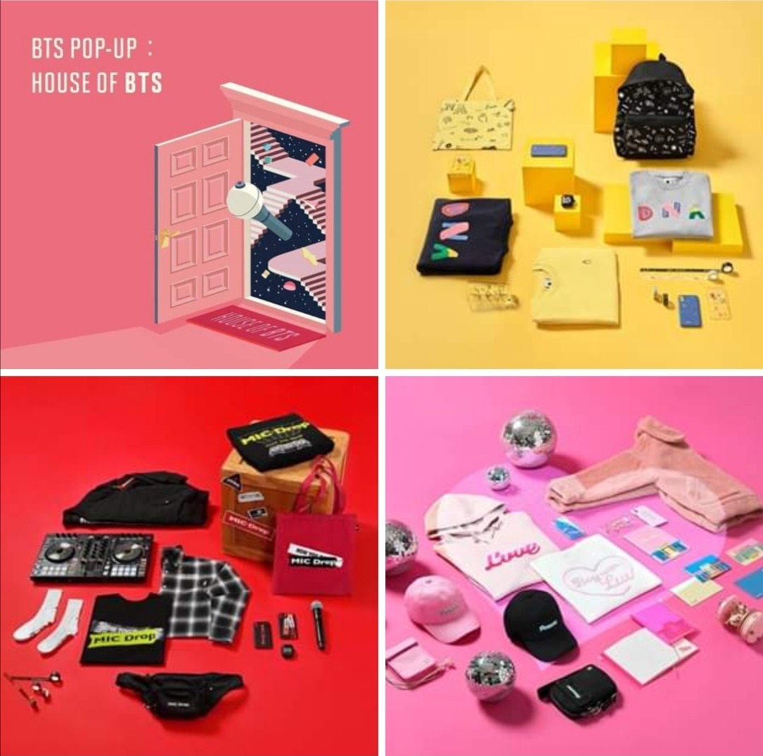 BTS POP UP STORE HOUSE OF BTS OFFICIAL MERCHANDISE, Hobbies & Toys