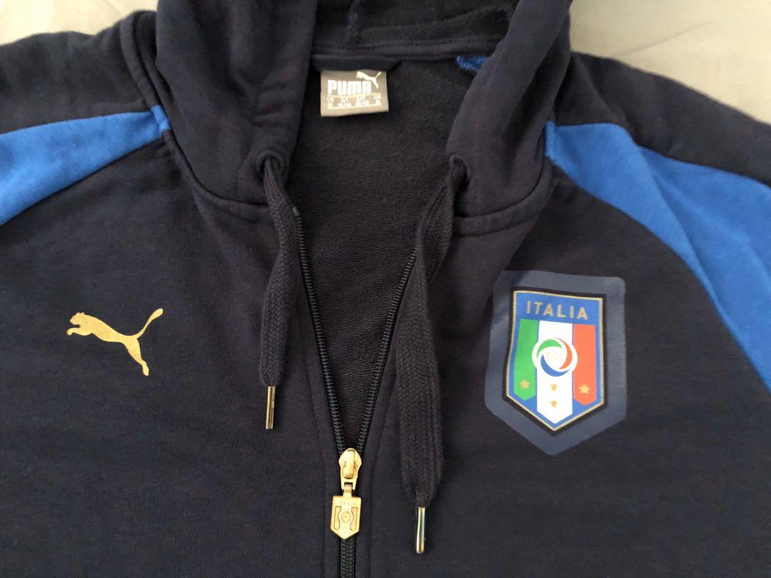 sweat zippé italia puma