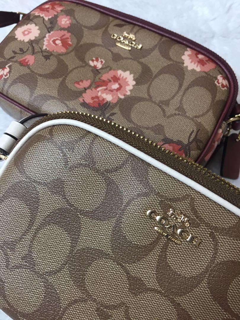 Sadie crossbody clutch in colorblock signature canvas sale