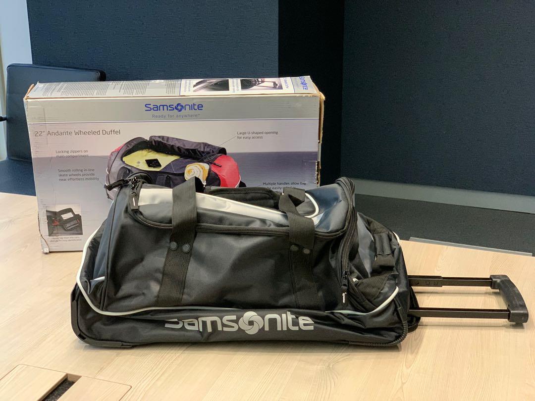 Samsonite andante 22 wheeled best sale duffel