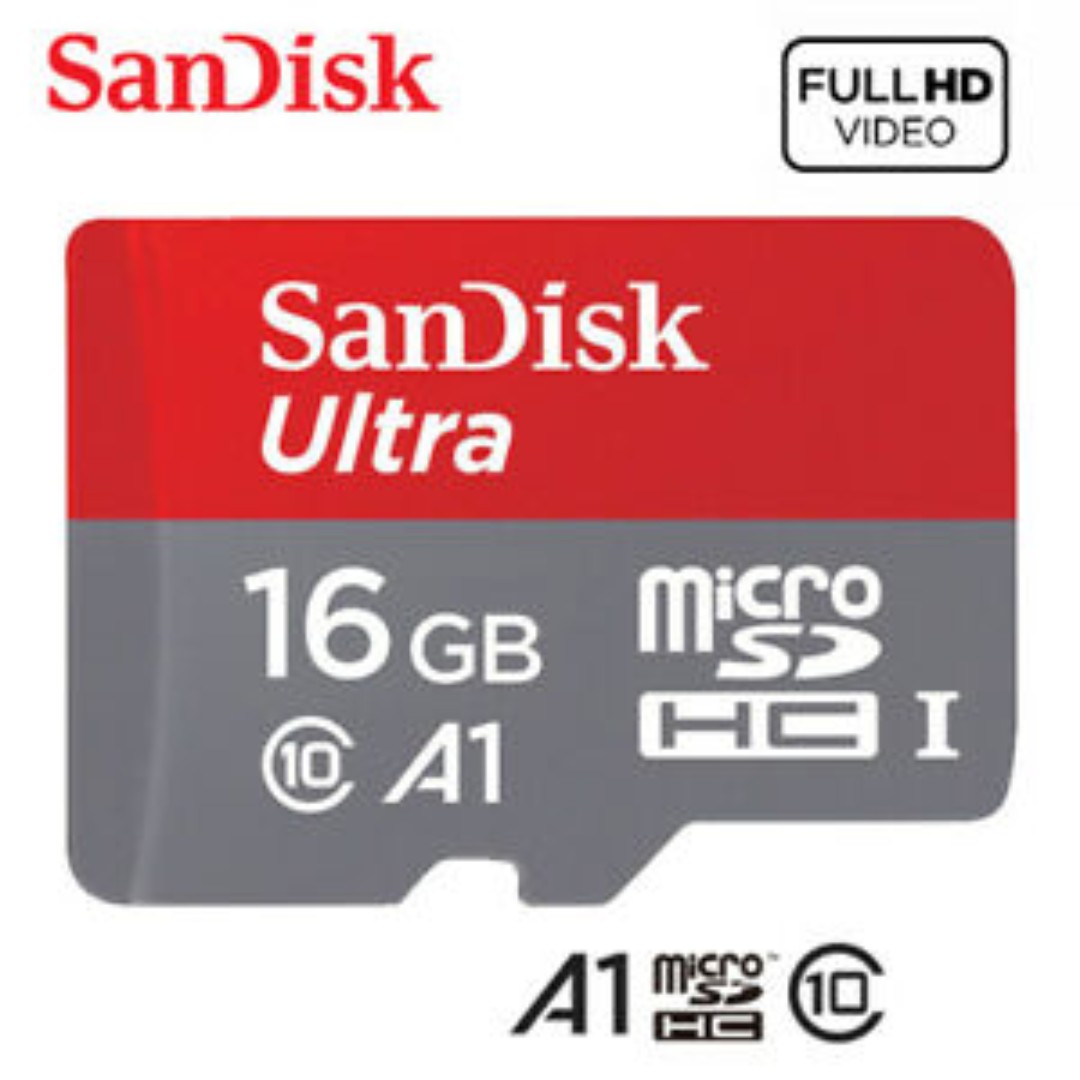 SanDisk Ultra 16GB 32GB 64GB A1 Micro SD Card Class 10
