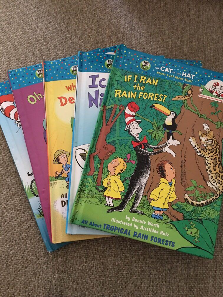 Set Of 5 The Cat In The Hat Learning Library Books Stationery Children S Books On Carousell
