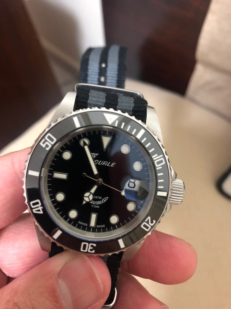 Squale 30 atmos ceramica , Mobile Phones \u0026 Gadgets, Wearables \u0026 Smart  Watches on Carousell