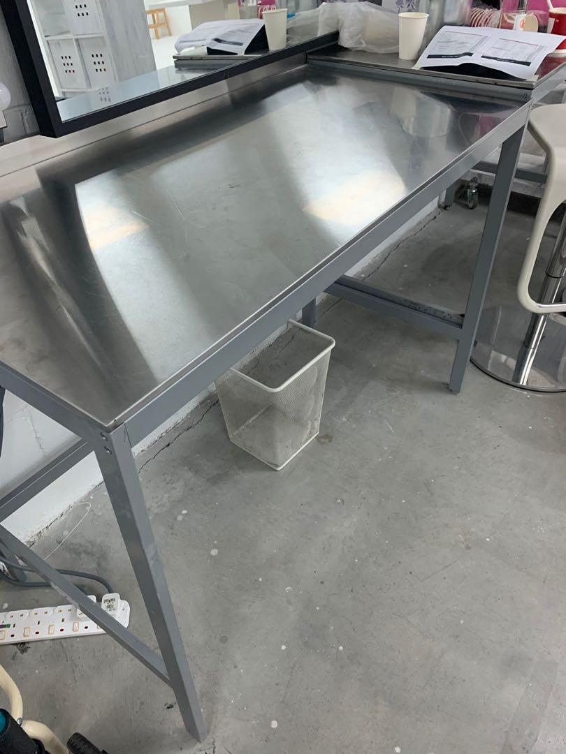 Ikea stainless steel table top sale