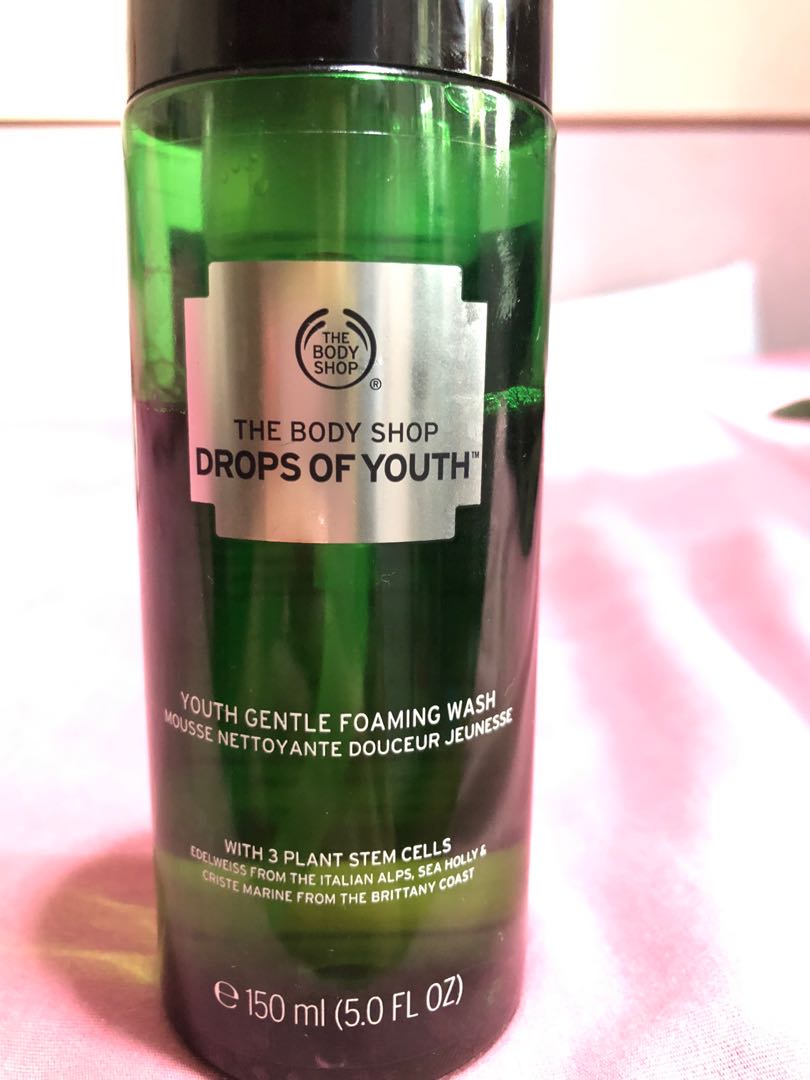 the body shop drops of youth gentle foaming wash