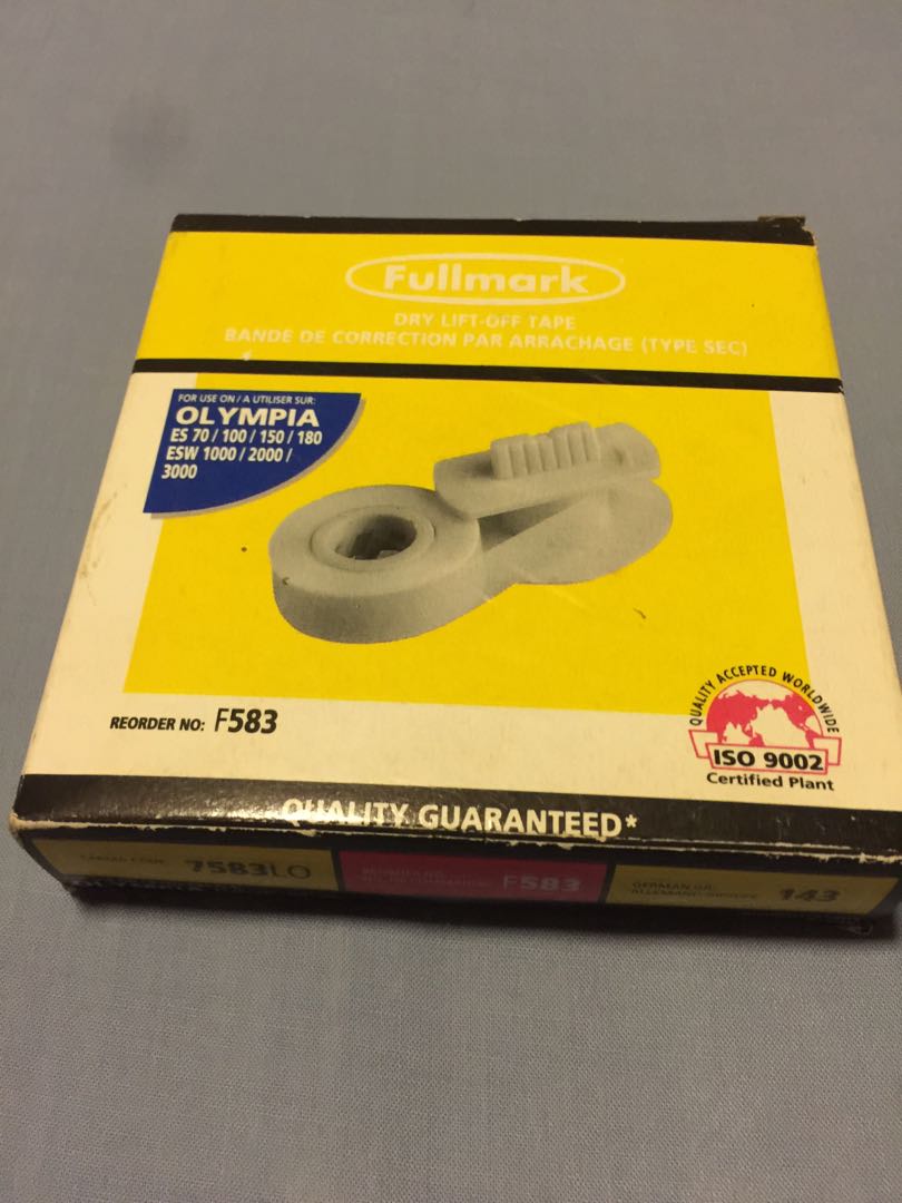 Typewriter correction liquid tape, Hobbies & Toys, Stationery & Craft