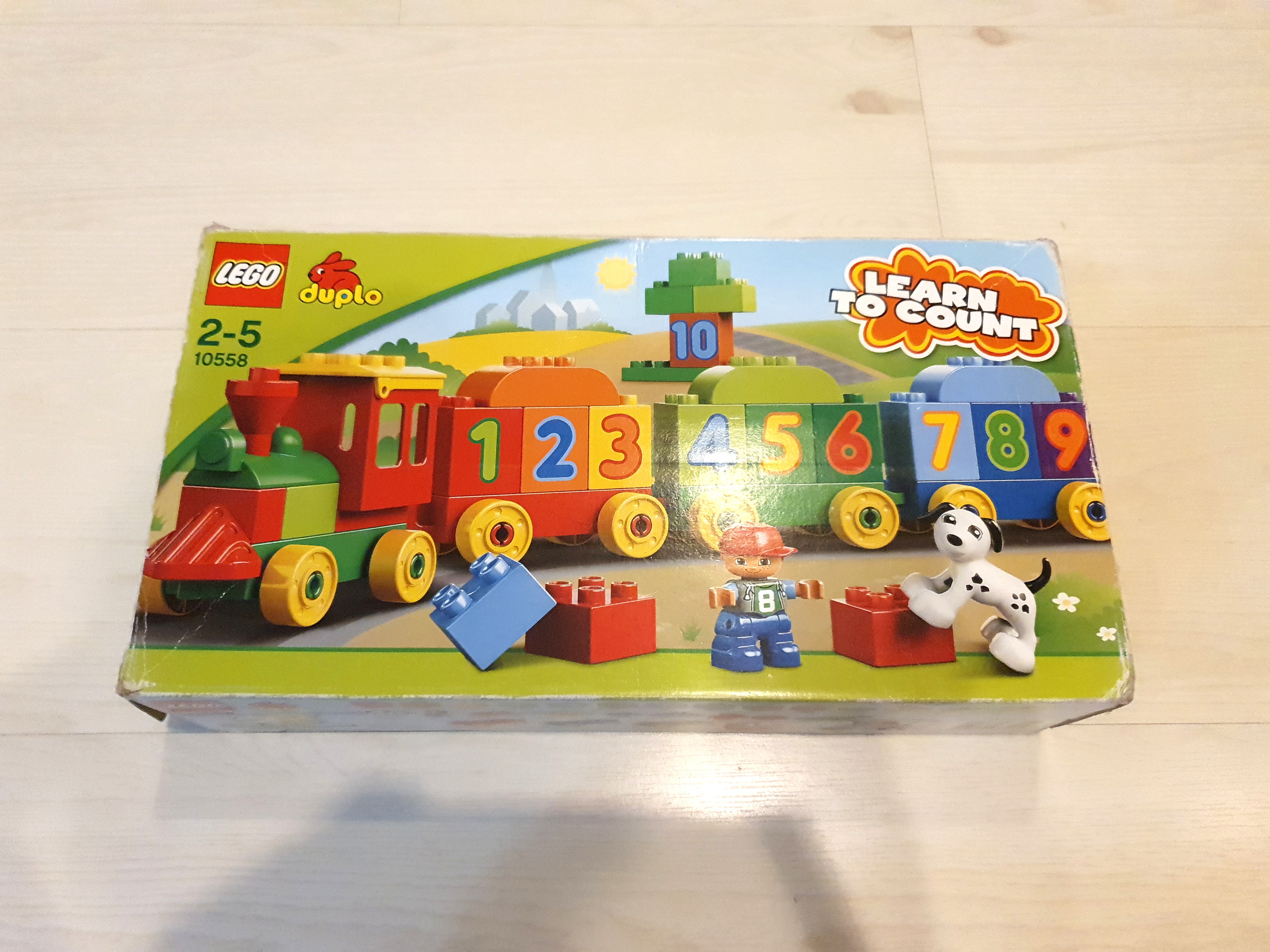 lego duplo learn to count train