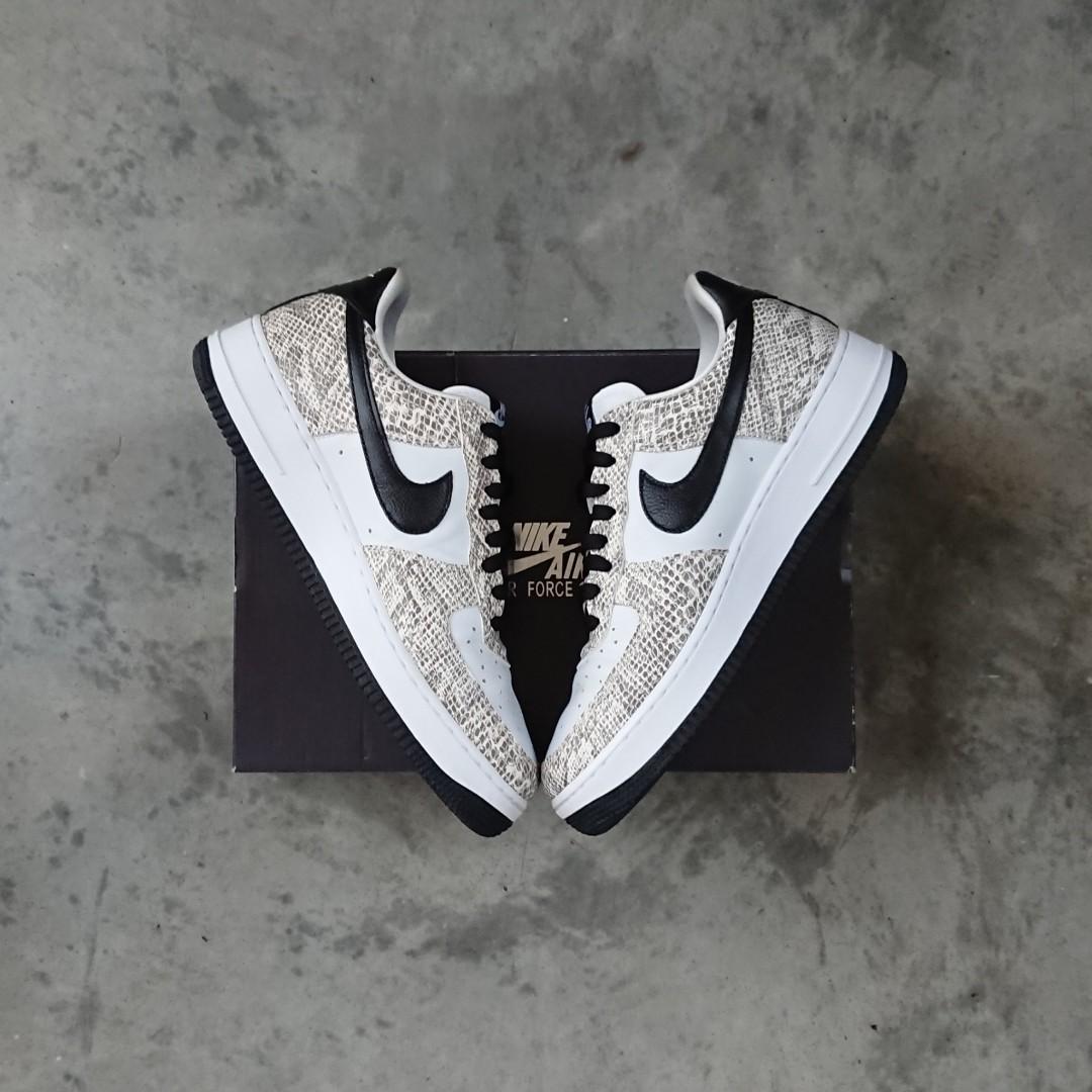 Air force 1 low cocoa snake top