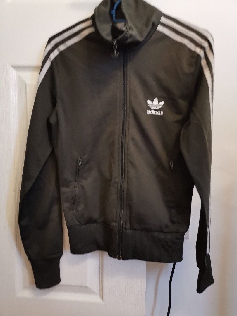 grey and green adidas tracksuit