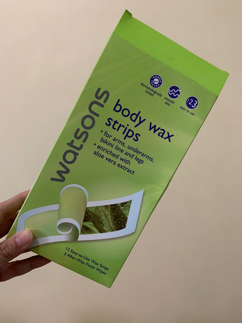 Watsons Body Wax Strips, Beauty & Personal Care, Hair on Carousell