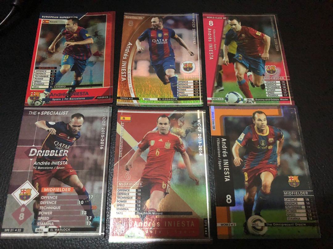 Wccf Iniesta 恩尼斯達巴塞6張match Attax 興趣及遊戲 收藏品及紀念品 明星周邊on Carousell