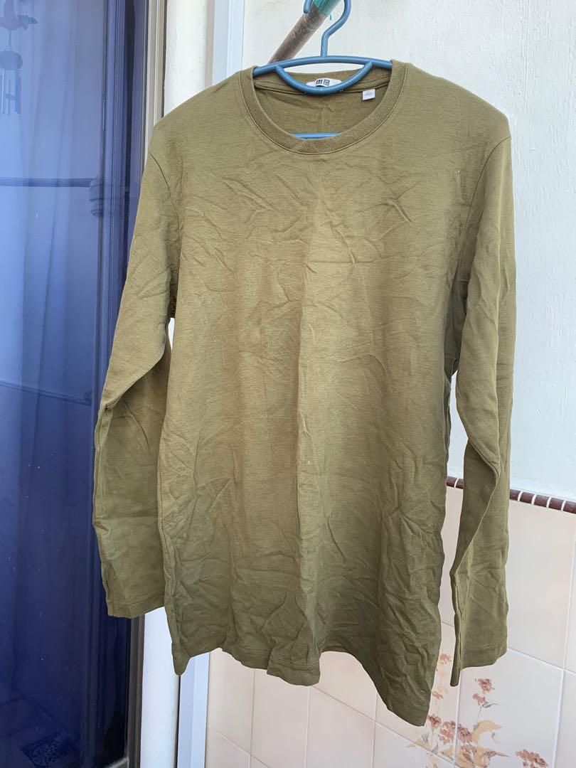 Winter Sale Uniqlo Long Sleeve Men S Fashion Clothes Tops On