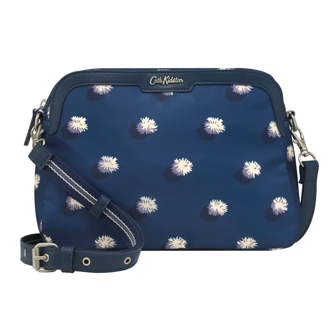 100 Authentic Cath Kidston Aster Crossbody Pom Pom Bag Women s Fashion Bags Wallets Cross body Bags on Carousell