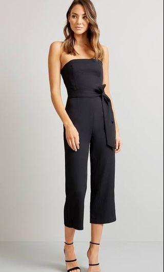 Kookai Oyster Jumpsuit in Black (size 34)