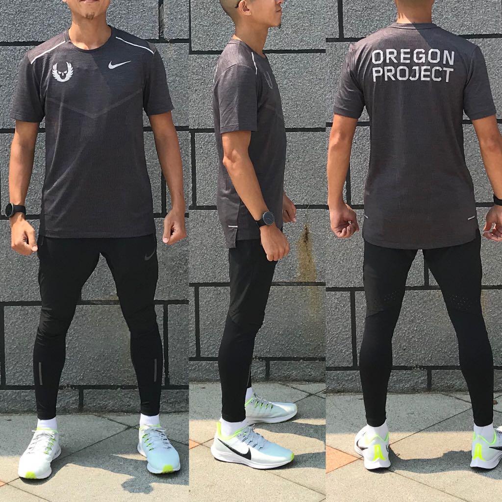 全新Nike Oregon Project TechKnit Ultra 黑色size S running tee