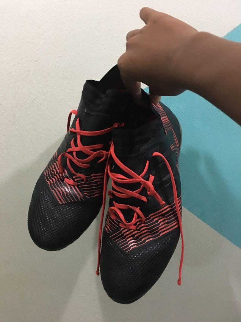 Adidas nemeziz red black Women s Fashion Footwear Sneakers on